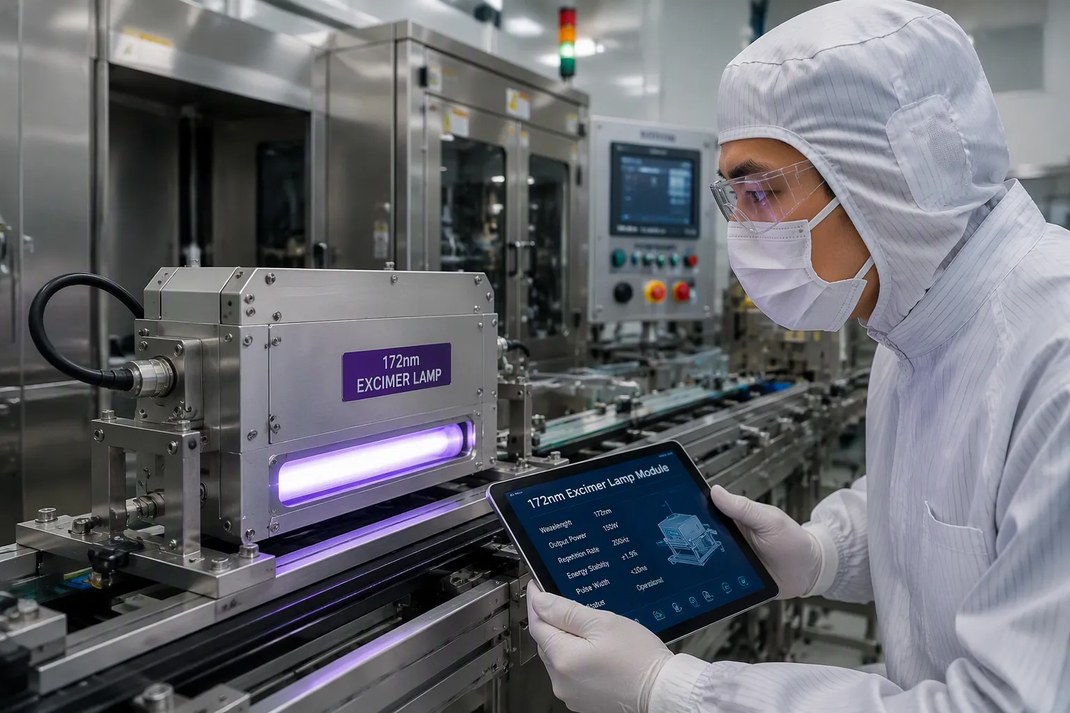 Come scegliere una lampada a eccimeri da 172 nm per uso industriale